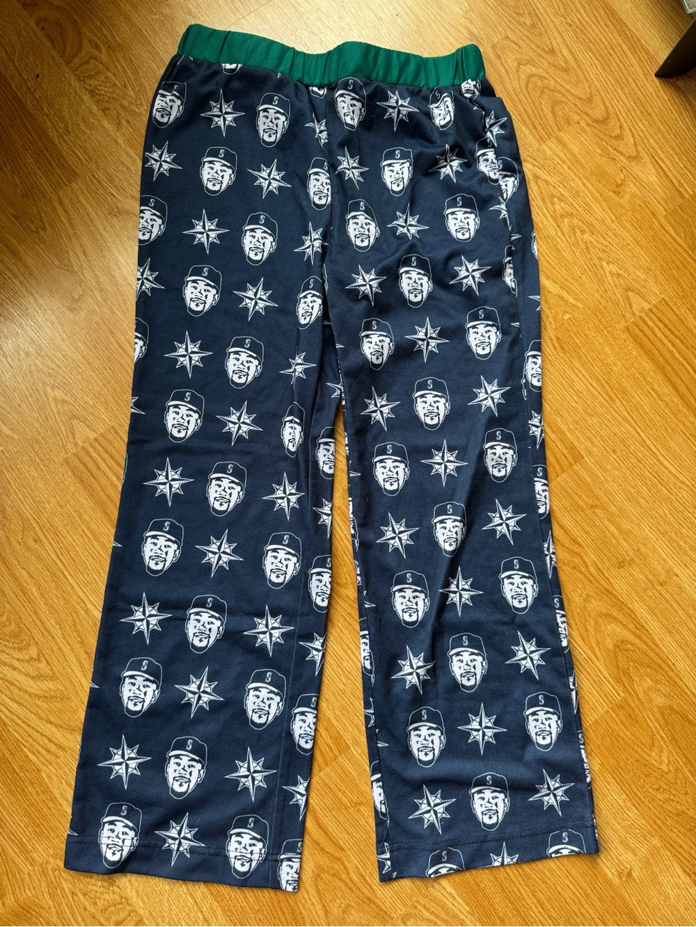 Kids Navy Seattle Mariners Lounge Pants